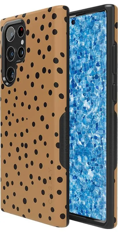 Luxury Feel Spot On | Dotted Animal Print Samsung Case  Last Few Pieces!