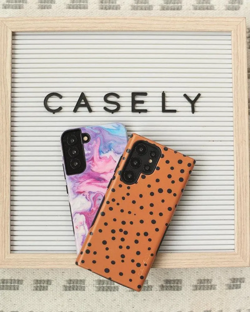 Luxury Feel Spot On | Dotted Animal Print Samsung Case  Last Few Pieces!