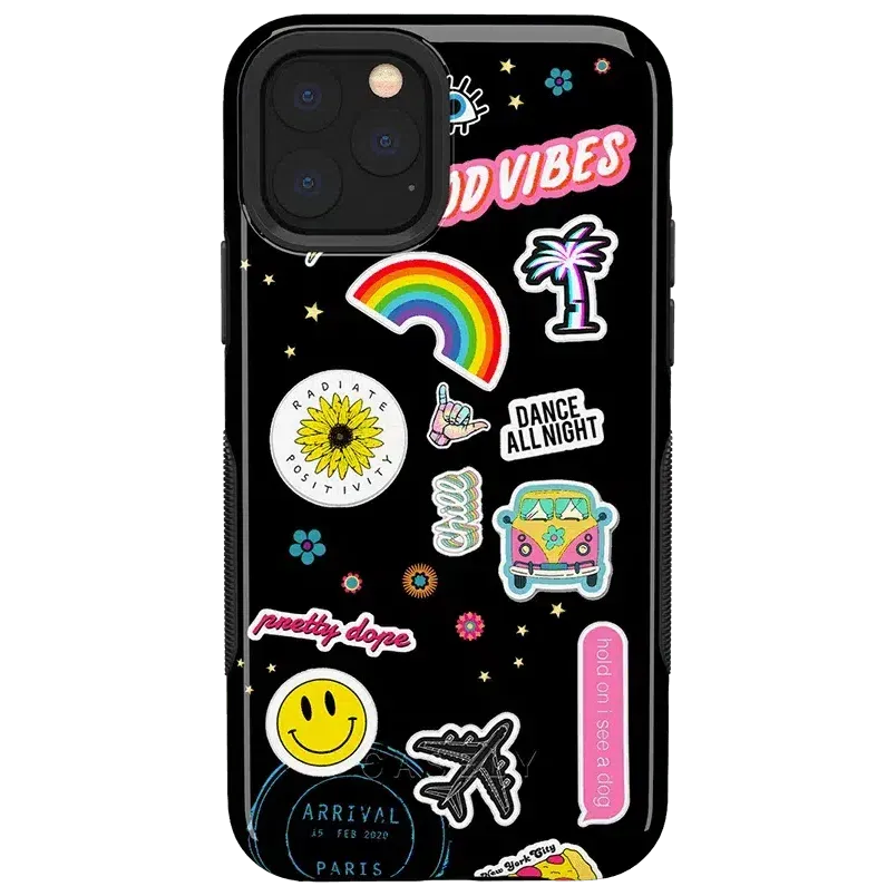 Luxury Feel Stuck on U | Festival Sticker Floral Case  Last Chance!