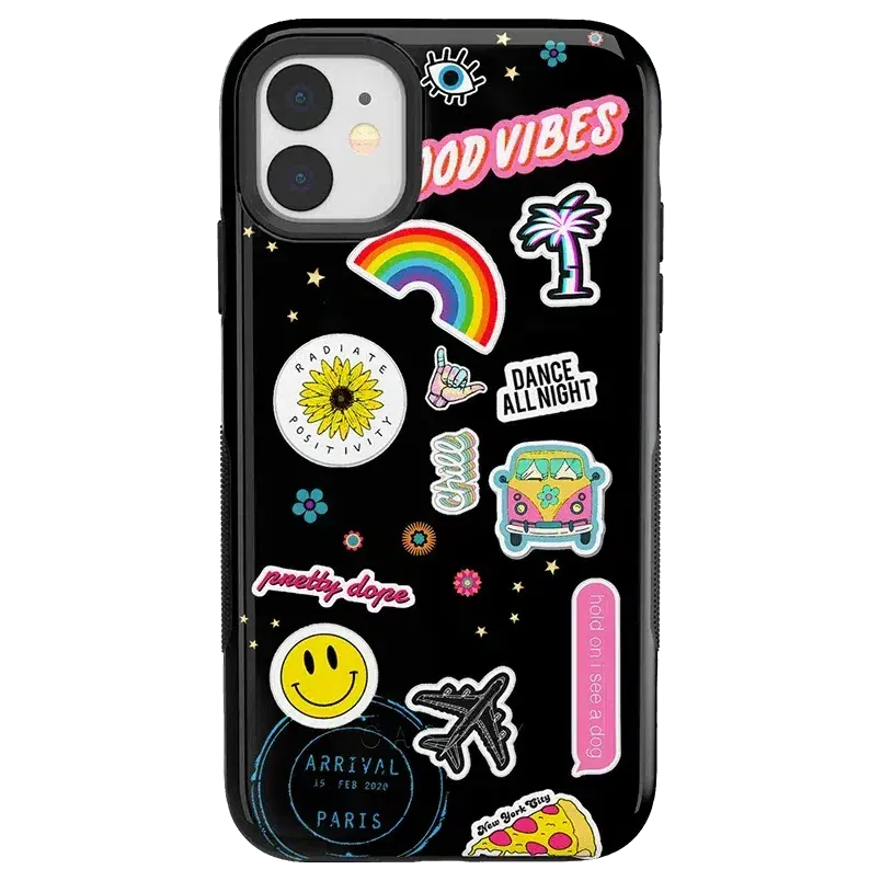 Luxury Feel Stuck on U | Festival Sticker Floral Case  Last Chance!