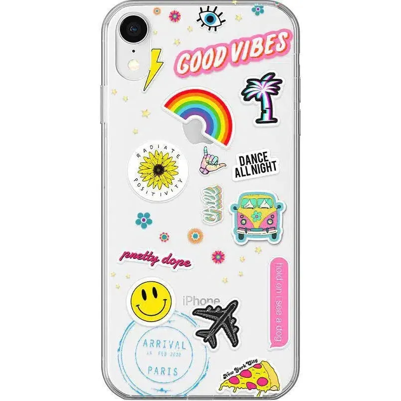 Luxury Feel Stuck on U | Festival Sticker Floral Case  Last Chance!