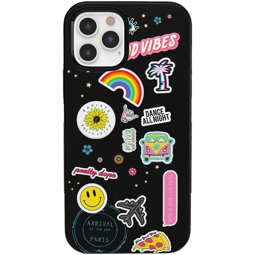 Luxury Feel Stuck on U | Festival Sticker Floral Case  Last Chance!
