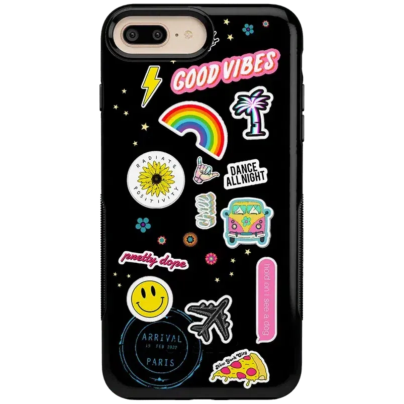 Luxury Feel Stuck on U | Festival Sticker Floral Case  Last Chance!