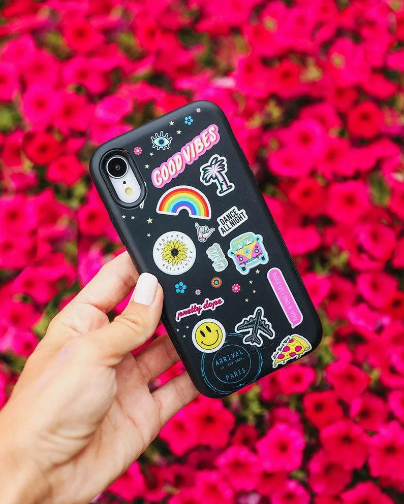 Luxury Feel Stuck on U | Festival Sticker Floral Case  Last Chance!