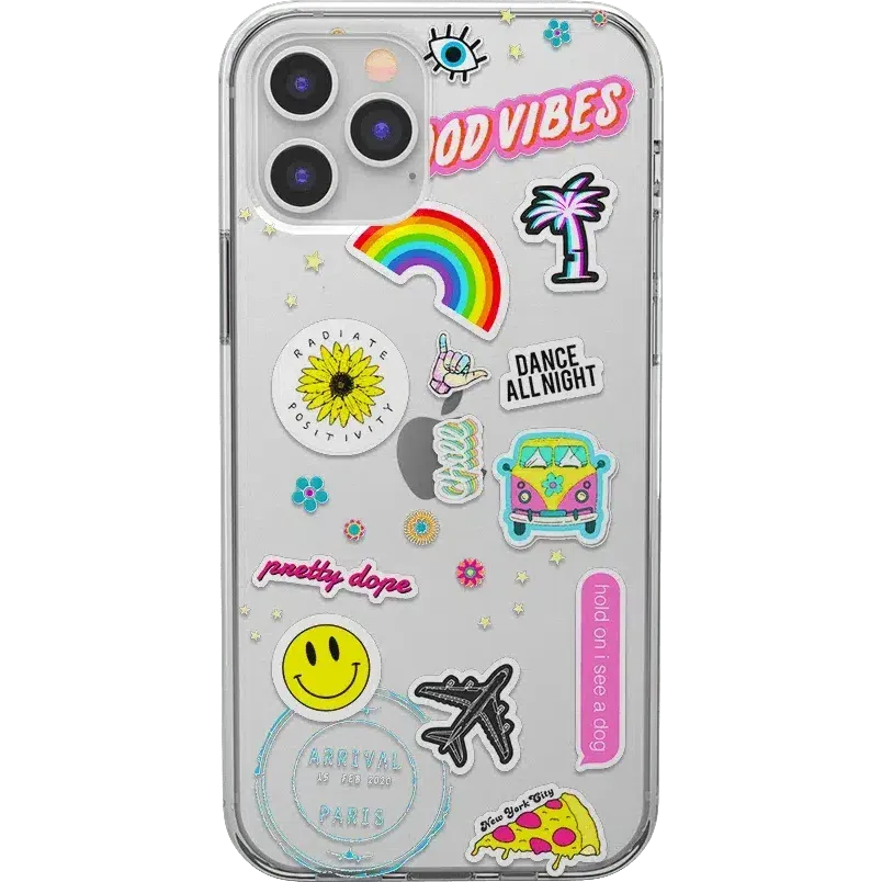 Luxury Feel Stuck on U | Festival Sticker Floral Case  Last Chance!