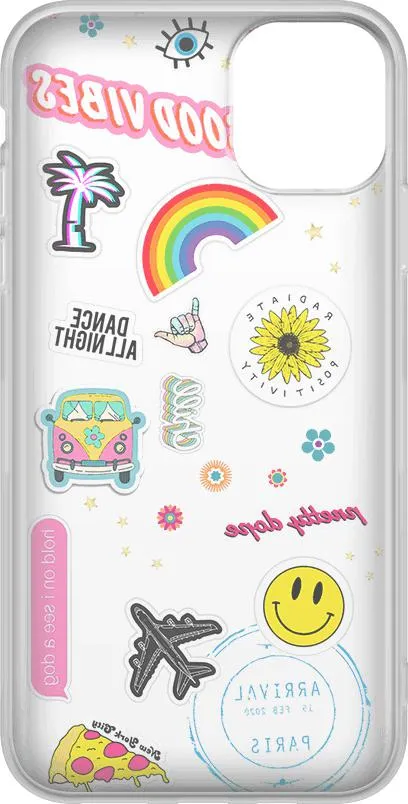 Luxury Feel Stuck on U | Festival Sticker Floral Case  Last Chance!
