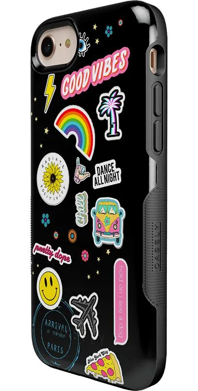 Luxury Feel Stuck on U | Festival Sticker Floral Case  Last Chance!