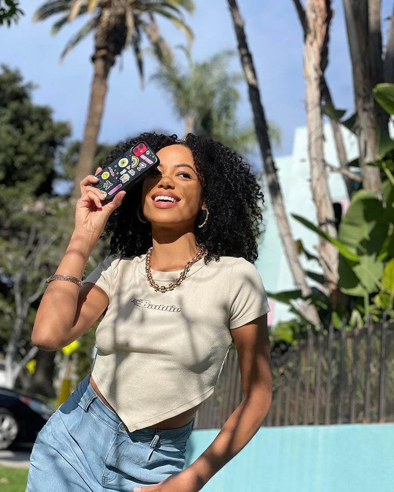 Luxury Feel Stuck on U | Festival Sticker Floral Case  Last Chance!