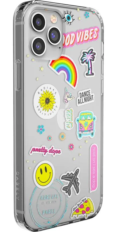 Luxury Feel Stuck on U | Festival Sticker Floral Case  Last Chance!