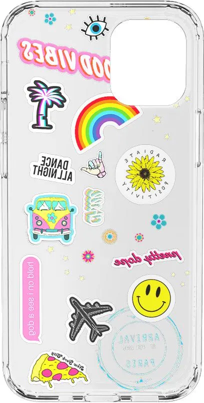 Luxury Feel Stuck on U | Festival Sticker Floral Case  Last Chance!