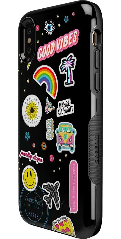 Luxury Feel Stuck on U | Festival Sticker Floral Case  Last Chance!