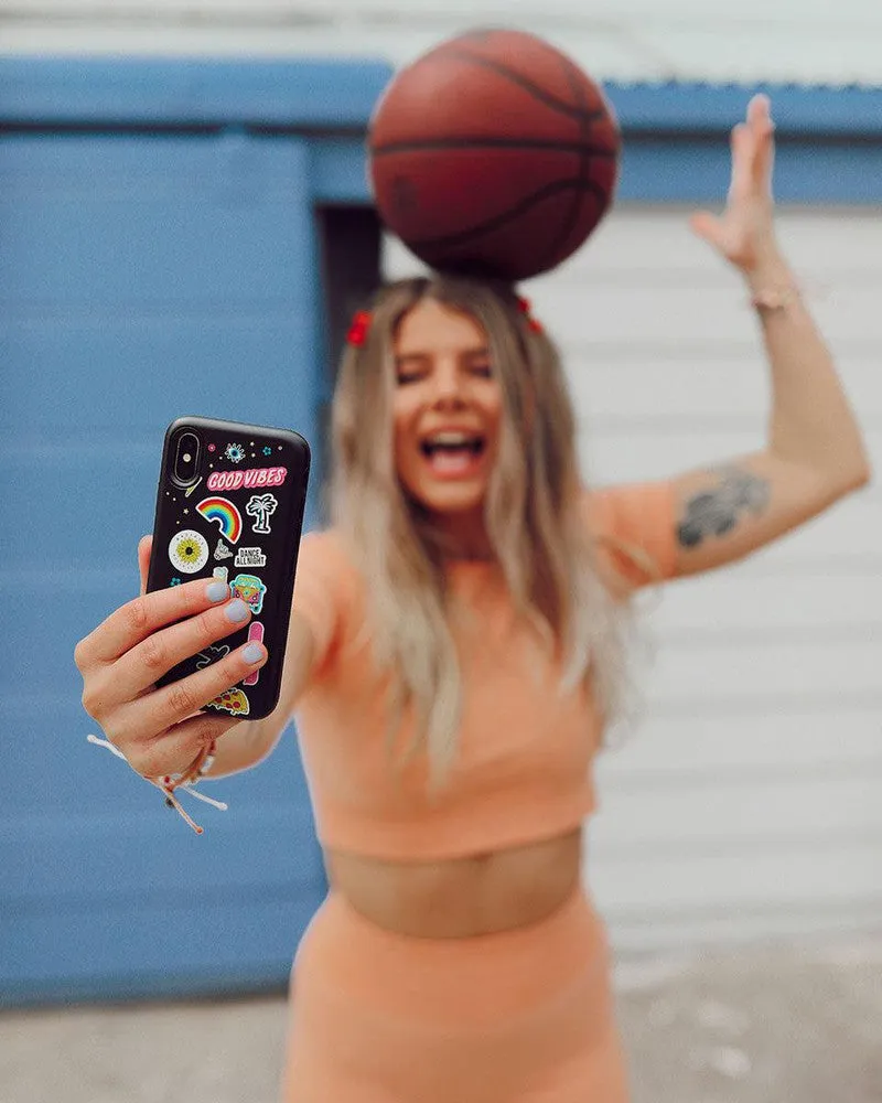 Luxury Feel Stuck on U | Festival Sticker Floral Case  Last Chance!