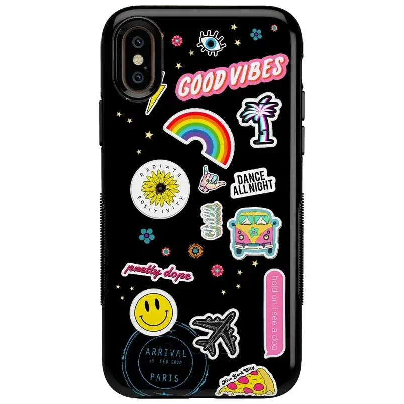 Luxury Feel Stuck on U | Festival Sticker Floral Case  Last Chance!