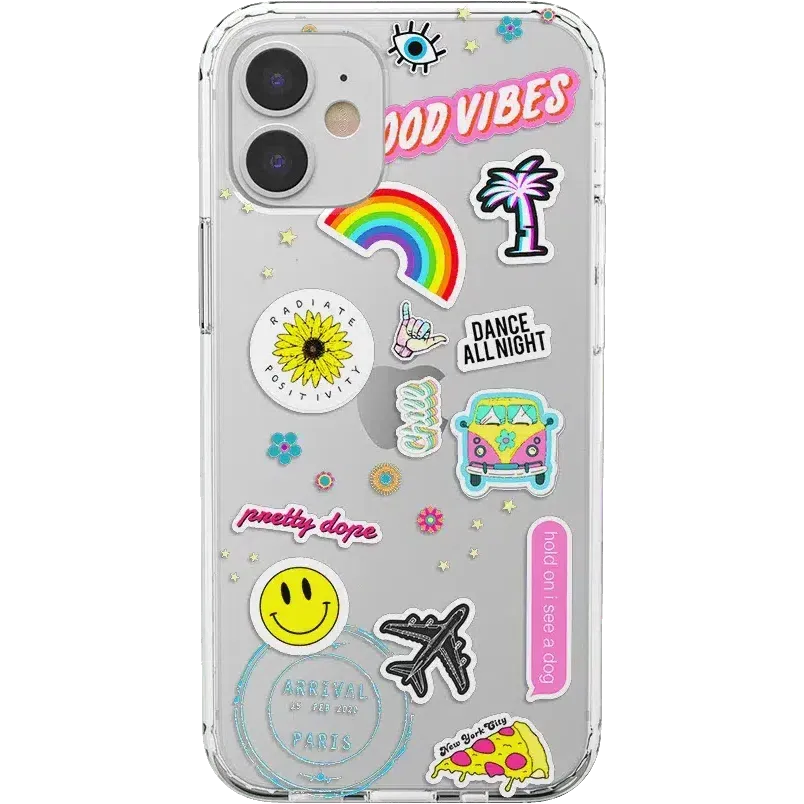 Luxury Feel Stuck on U | Festival Sticker Floral Case  Last Chance!