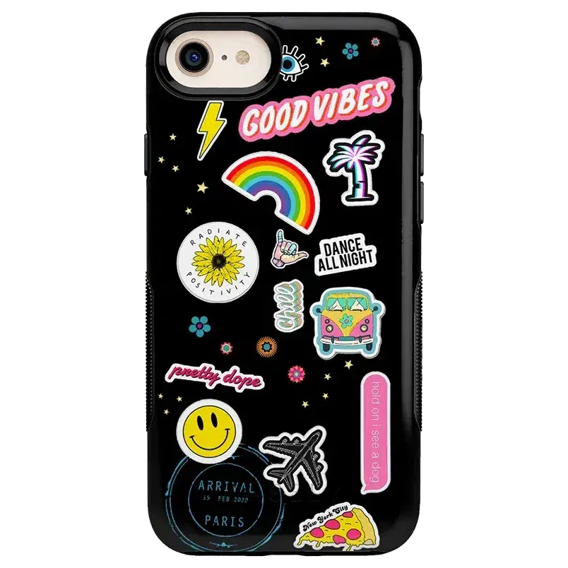 Luxury Feel Stuck on U | Festival Sticker Floral Case  Last Chance!