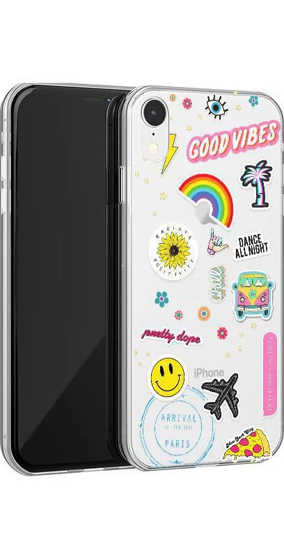 Luxury Feel Stuck on U | Festival Sticker Floral Case  Last Chance!