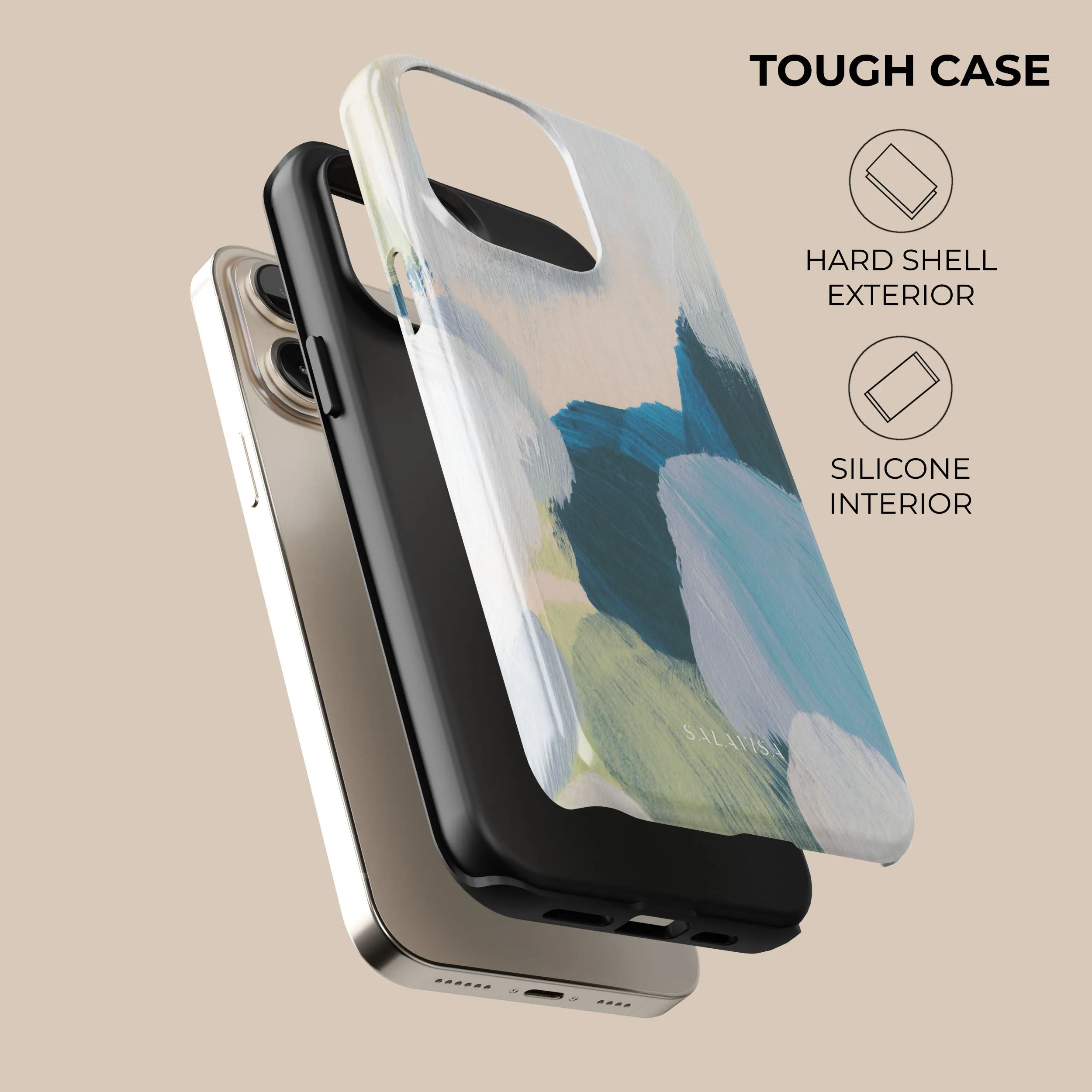 Luxury Feel Summer Canvas Phone Case  Last Few Pieces!