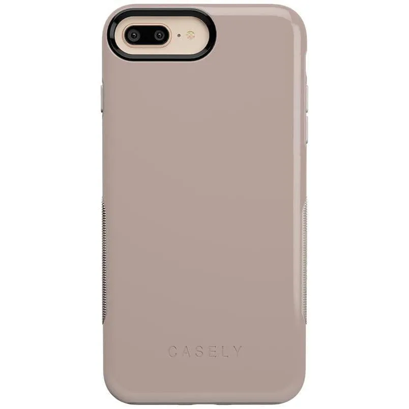 Luxury Feel Taupe on Nude | Ultra-Protective Bold Case  Almost Gone!
