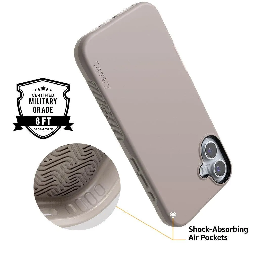 Luxury Feel Taupe on Nude | Ultra-Protective Bold Case  Almost Gone!