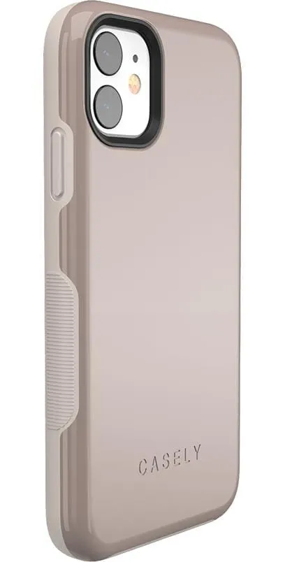 Luxury Feel Taupe on Nude | Ultra-Protective Bold Case  Almost Gone!
