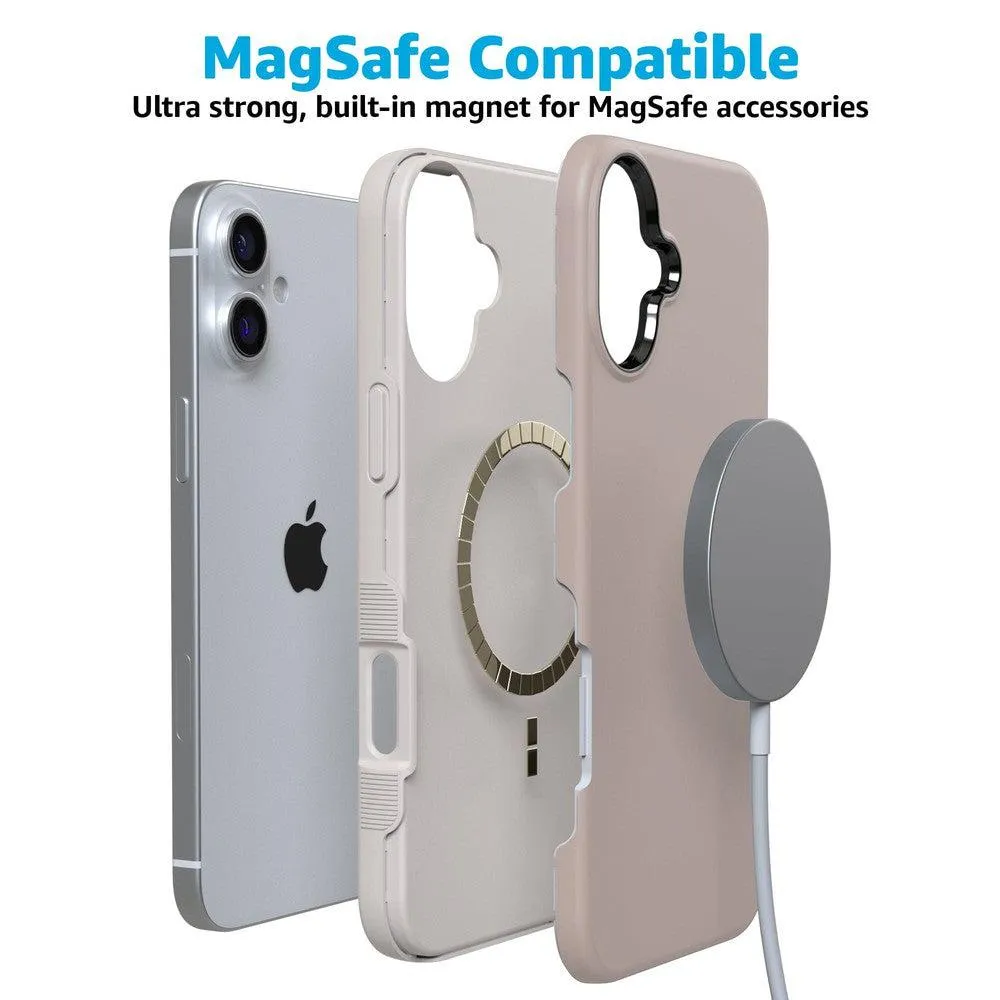 Luxury Feel Taupe on Nude | Ultra-Protective Bold Case  Almost Gone!