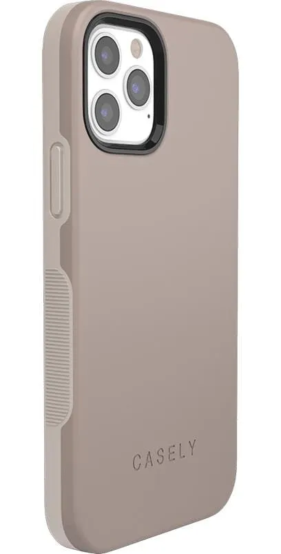 Luxury Feel Taupe on Nude | Ultra-Protective Bold Case  Almost Gone!
