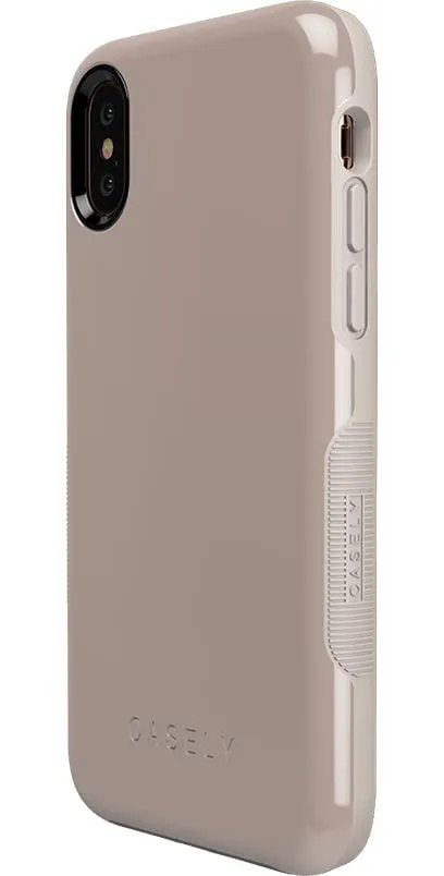 Luxury Feel Taupe on Nude | Ultra-Protective Bold Case  Almost Gone!