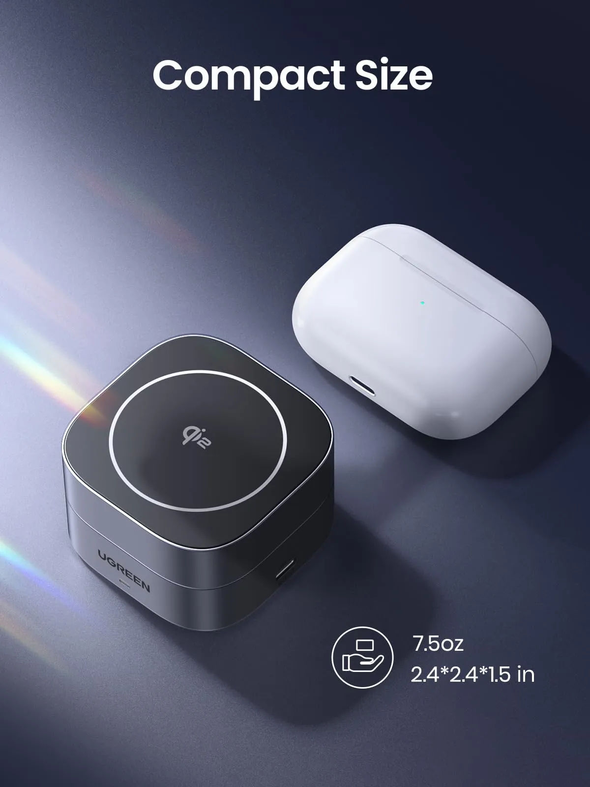 Luxury Feel UGREEN 2-in-1 Qi2 Magnetic Foldable Fast Charging Station  Limited Release!