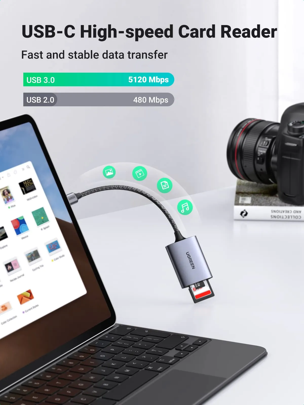 Luxury Feel UGREEN 2 in 1 USB C SD Card Reader  Going Fast!