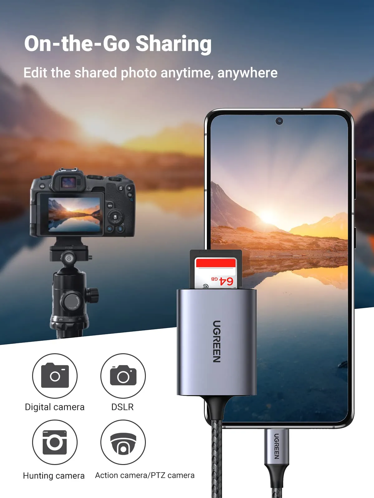 Luxury Feel UGREEN 2 in 1 USB C SD Card Reader  Going Fast!