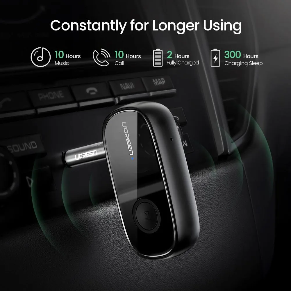 Luxury Feel UGREEN Bluetooth 5.1 Aux Car Adapter  Almost Sold Out!