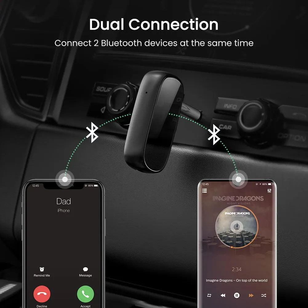 Luxury Feel UGREEN Bluetooth 5.1 Aux Car Adapter  Almost Sold Out!