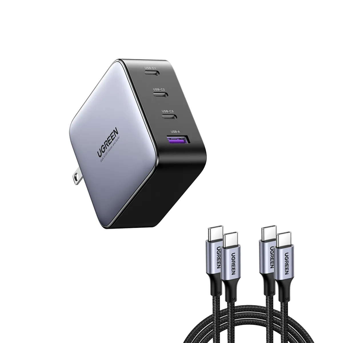 Luxury Feel UGREEN Nexode 100W USB C GaN Charger-4 Ports Wall Charger  Ends Soon!
