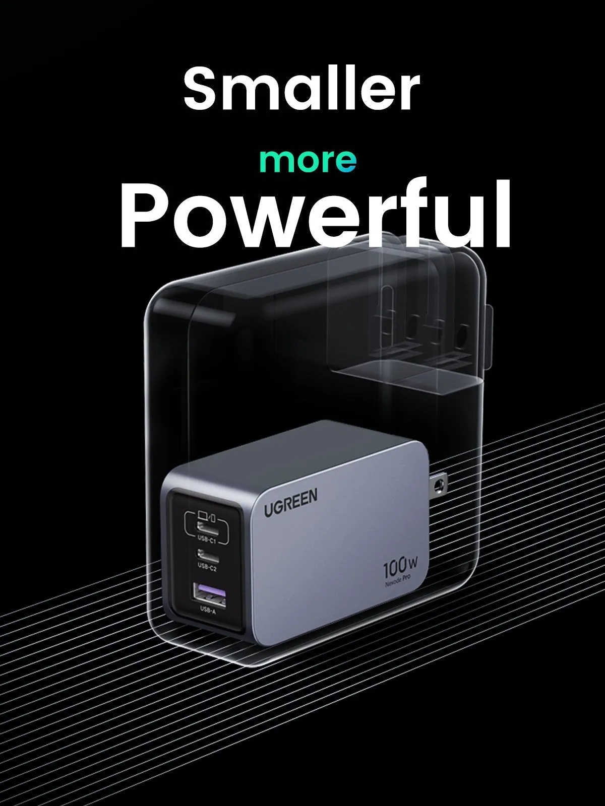 Luxury Feel UGREEN Nexode Pro 100W 3-Port GaN Fast iphone Charger  Almost Gone!