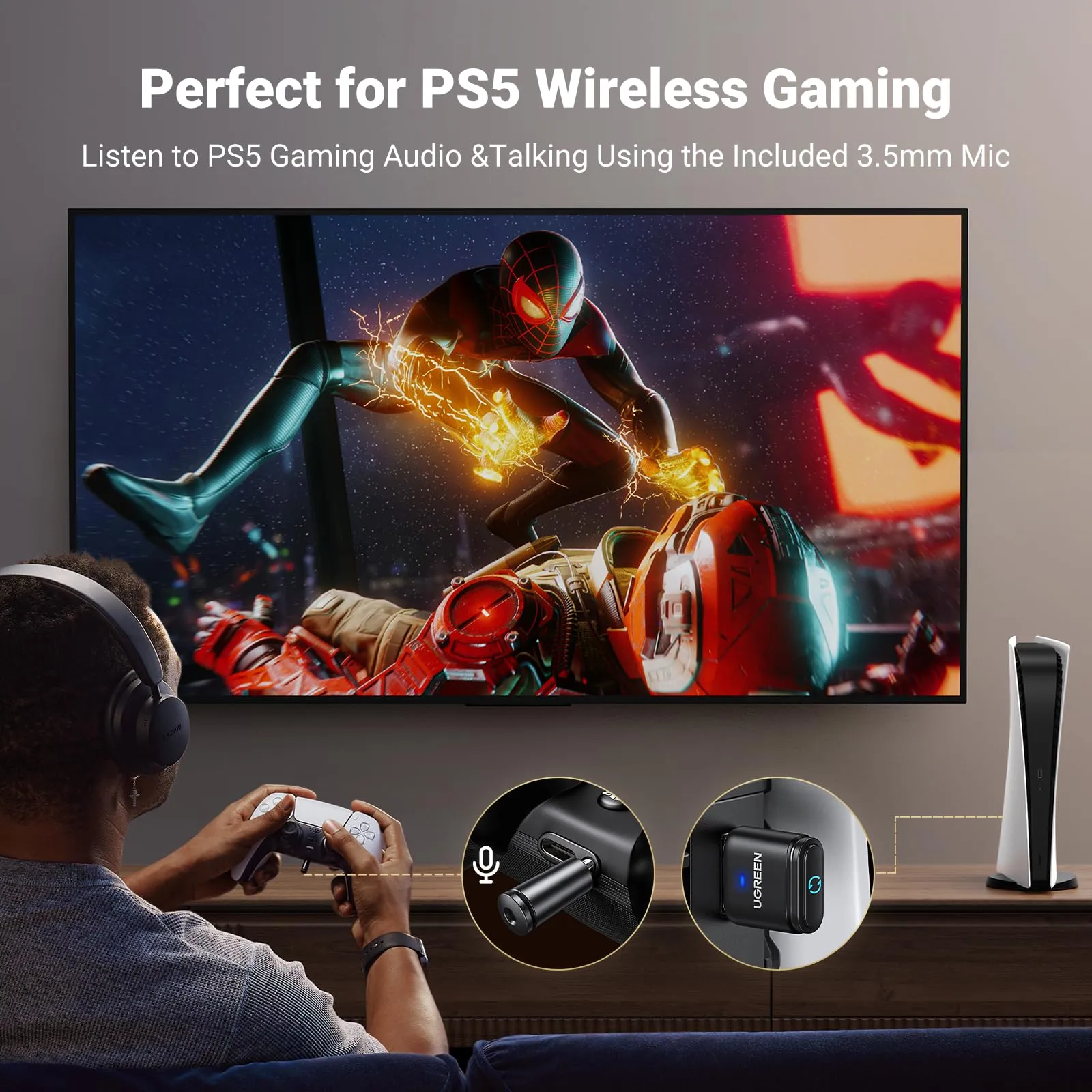 Luxury Feel UGREEN USB Bluetooth Audio Transmitter  Ends Soon!