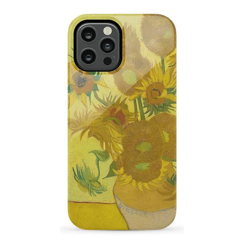 Luxury Feel Van Gogh | Sunflowers Floral Case  Limited Release!