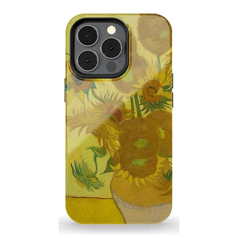 Luxury Feel Van Gogh | Sunflowers Floral Case  Limited Release!