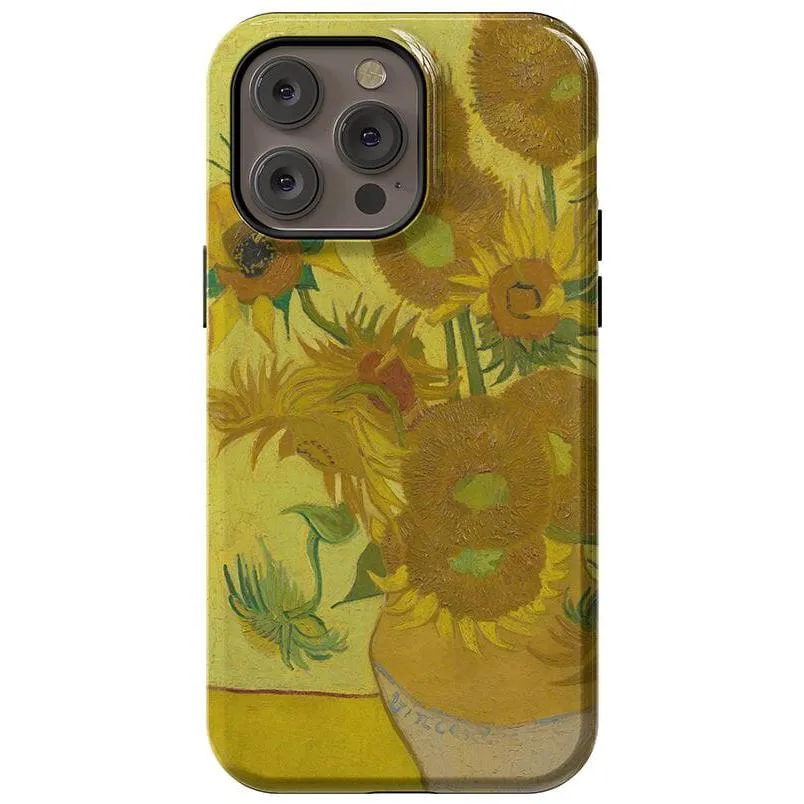 Luxury Feel Van Gogh | Sunflowers Floral Case  Limited Release!