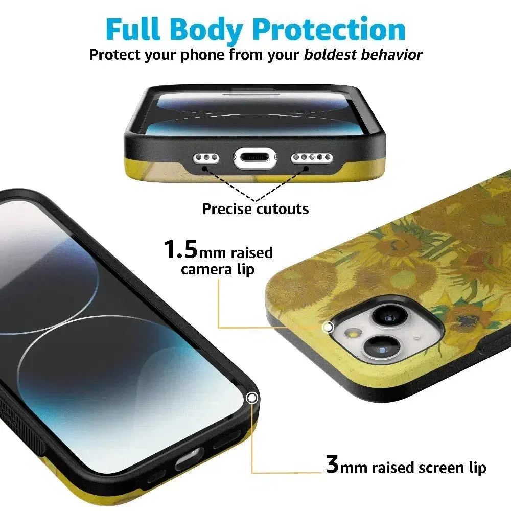 Luxury Feel Van Gogh | Sunflowers Floral Case  Limited Release!