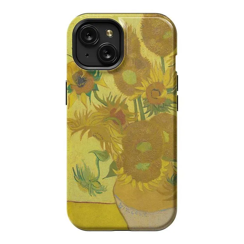 Luxury Feel Van Gogh | Sunflowers Floral Case  Limited Release!