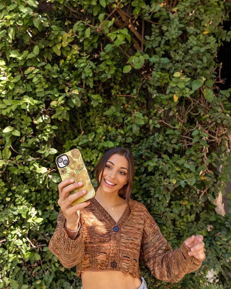 Luxury Feel Van Gogh | Sunflowers Floral Case  Limited Release!