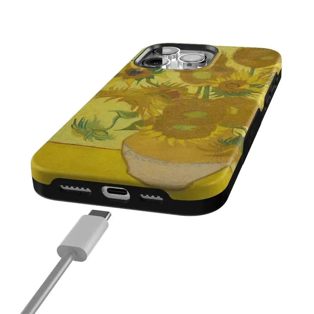 Luxury Feel Van Gogh | Sunflowers Floral Case  Limited Release!