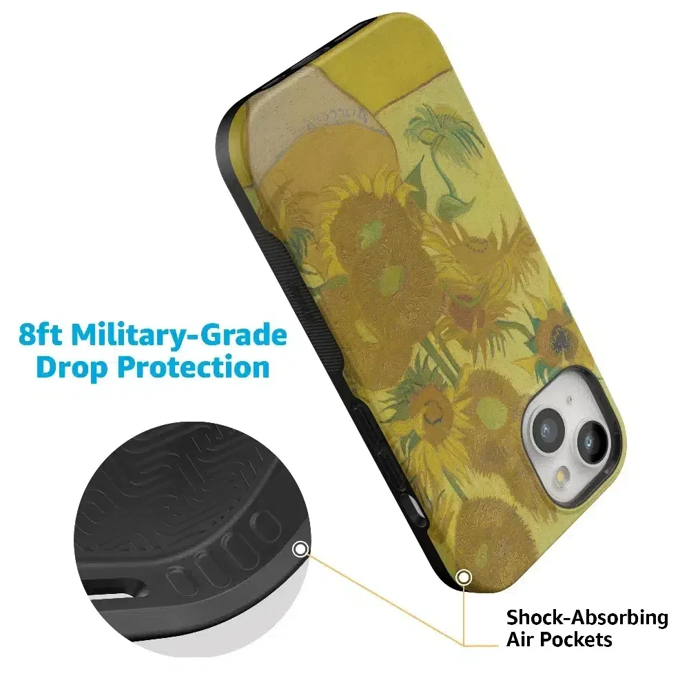 Luxury Feel Van Gogh | Sunflowers Floral Case  Limited Release!