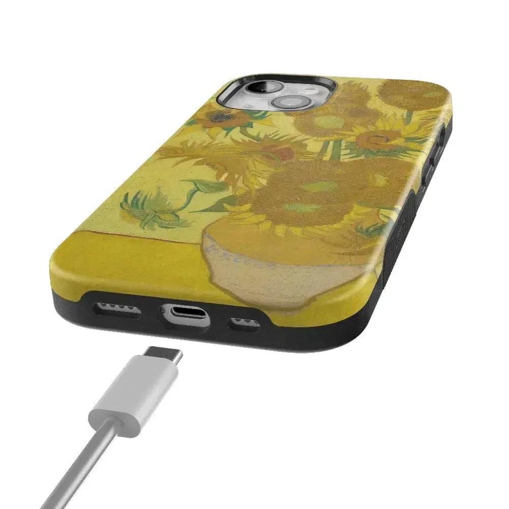 Luxury Feel Van Gogh | Sunflowers Floral Case  Limited Release!