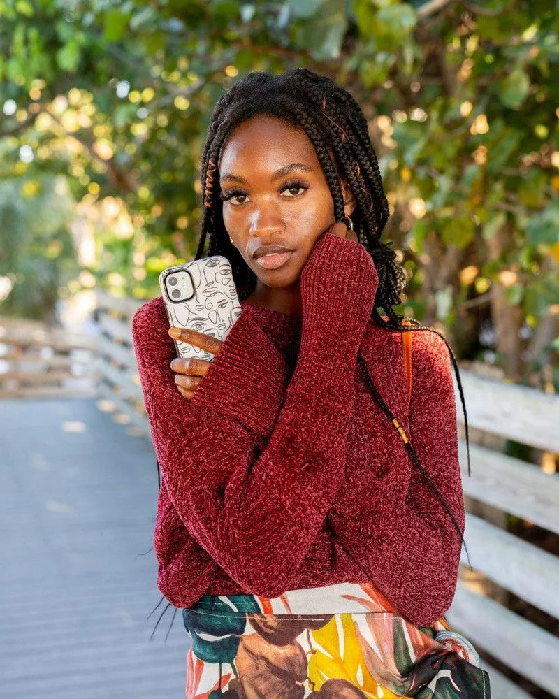 Luxury Feel We're All Human | Minimal Face Art Case  Going Fast!