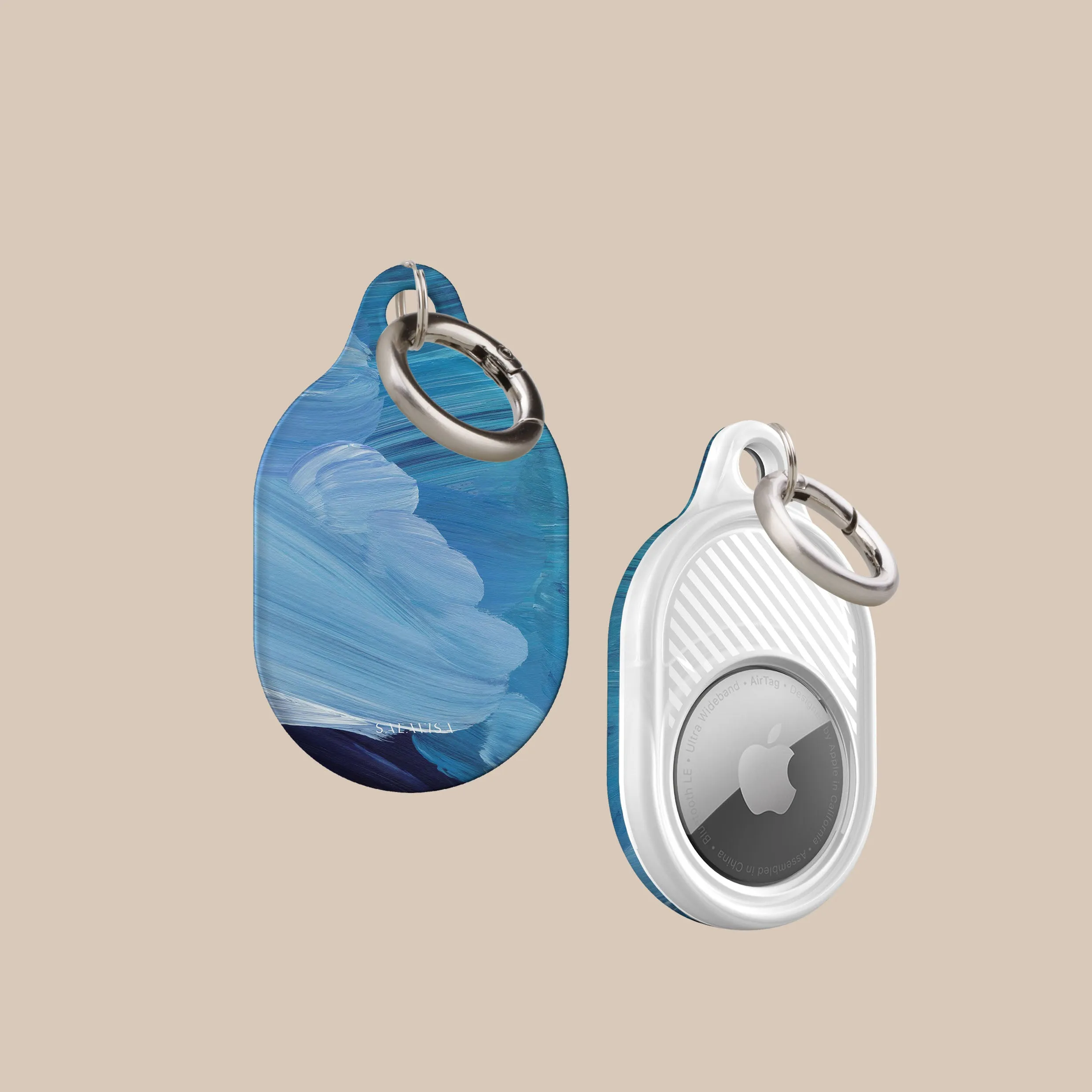 Luxury Feel Winter Canvas AirTag Holder  Limited Release!