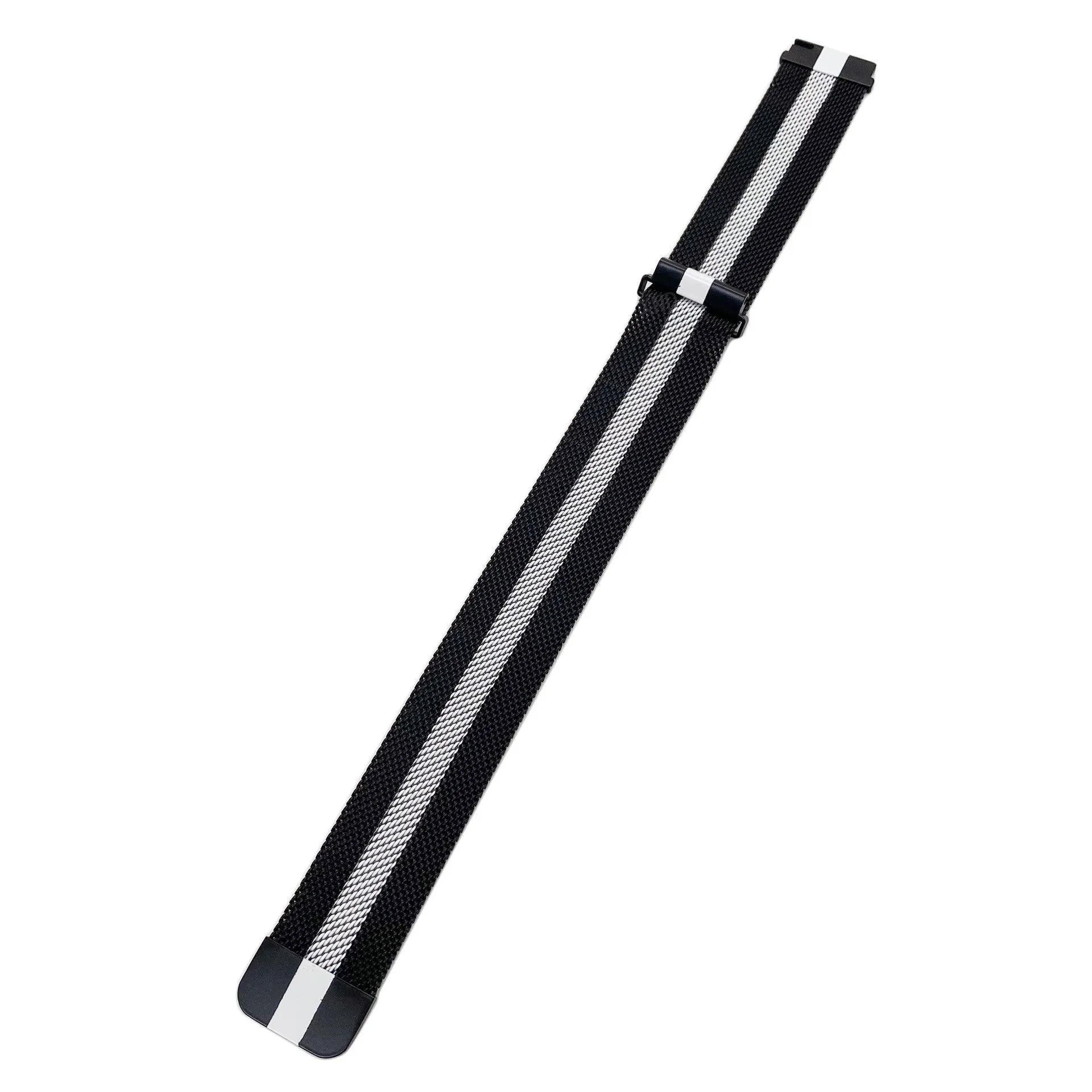 Luxury Feel Xiaomi Amazfit GTS Milanese Strap (Black/White)  Today Only!
