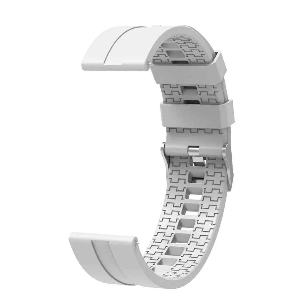 Luxury Feel Xiaomi Amazfit GTS Silicone Strap Extreme (White)  Stylish & Comfortable