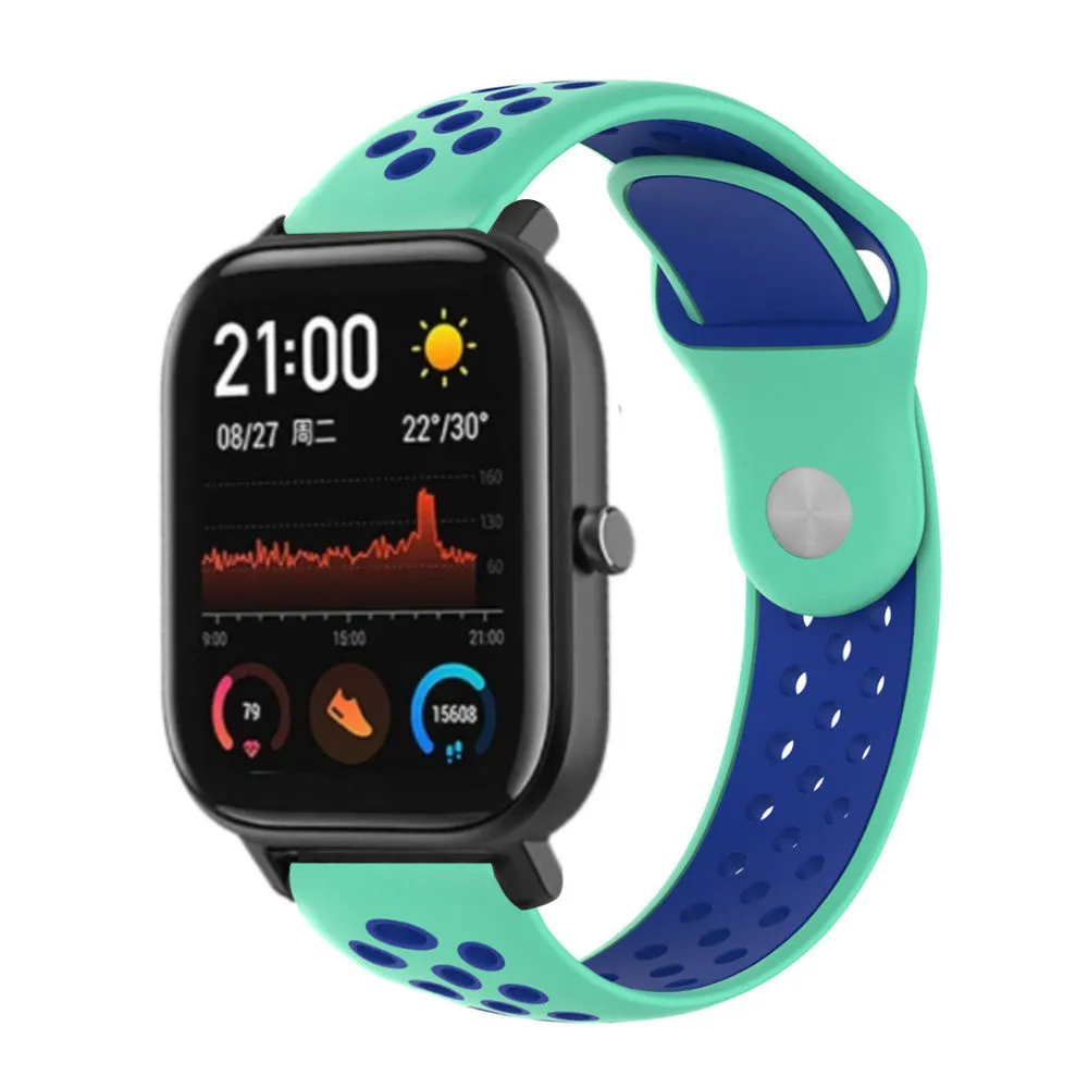 Luxury Feel Xiaomi Amazfit GTS Sport Strap (Aqua/Blue)  Limited Stock!