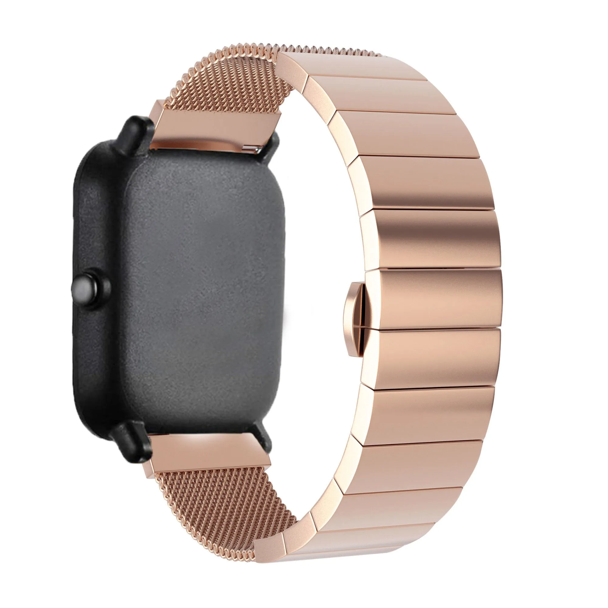 Luxury Feel Xiaomi Amazfit GTS Steel/Milanese Strap (Rose Gold)  Dont Miss Out!